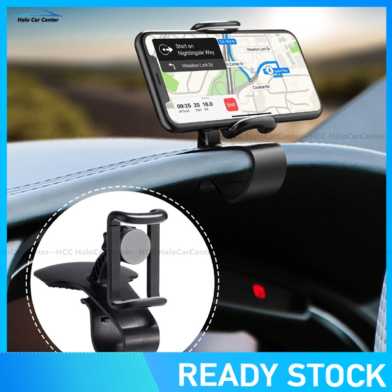 Braket Stand Holder Smartphone Mount Dashboard Mobil Rotasi 360 Derajat