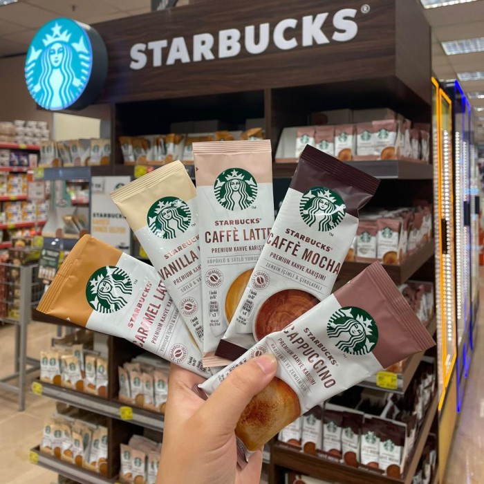 

Starbucks Premium Instant Coffee sachet turkey kopi turki