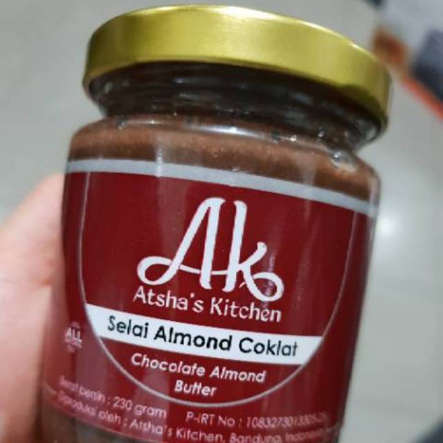 

Atsha's Kitchen Keto/ Diet Chocolate Almond Butter/ Selai Kacang Almond Coklat