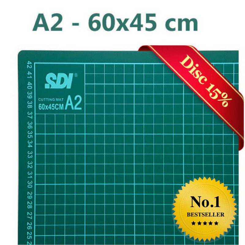 

PROMO SPECIAL !! Cutting mat SDI A2 /alas potong ukuran A2 - Cutting Mat ukuran A2 SDI BEST SELLER