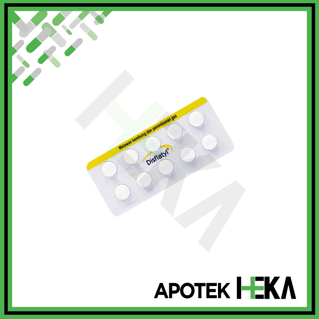 Disflatyl 40 mg Strip Isi 10 Tablet - Obat Pereda Kembung Gas Lambung (SEMARANG)