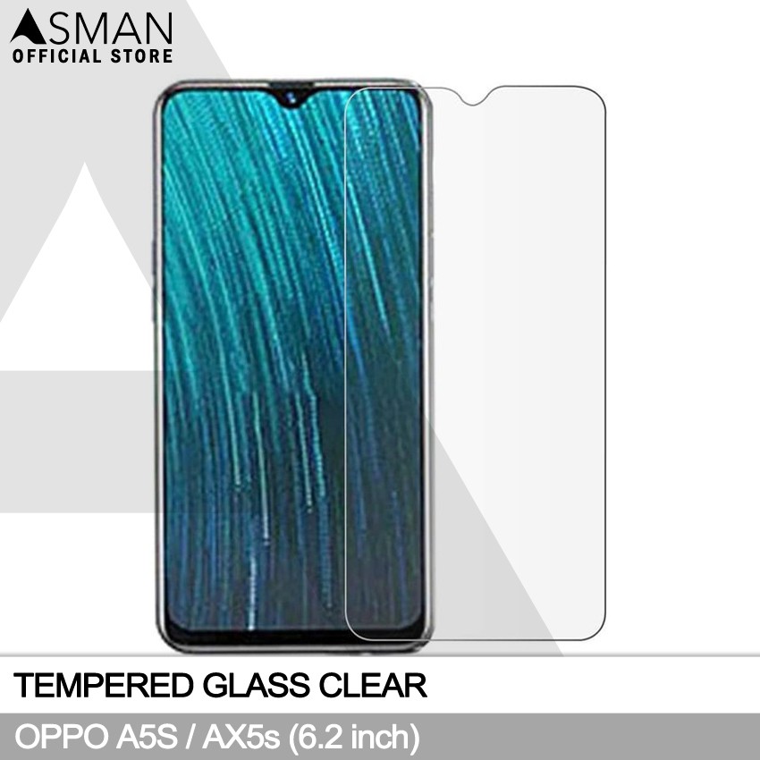 Tempered Glass OPPO A5S / AX5s (6.2&quot;) | Anti Gores Pelindung Layar Kaca - Bening