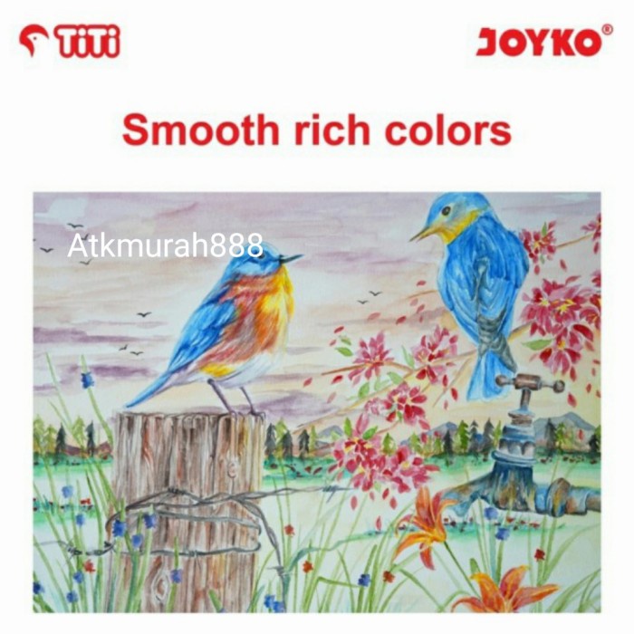 

Trendi Cat Acrylic Joyko/Acrylic Color Cat Akrilik Joyko Acc-12Ml-12 Warna Limited