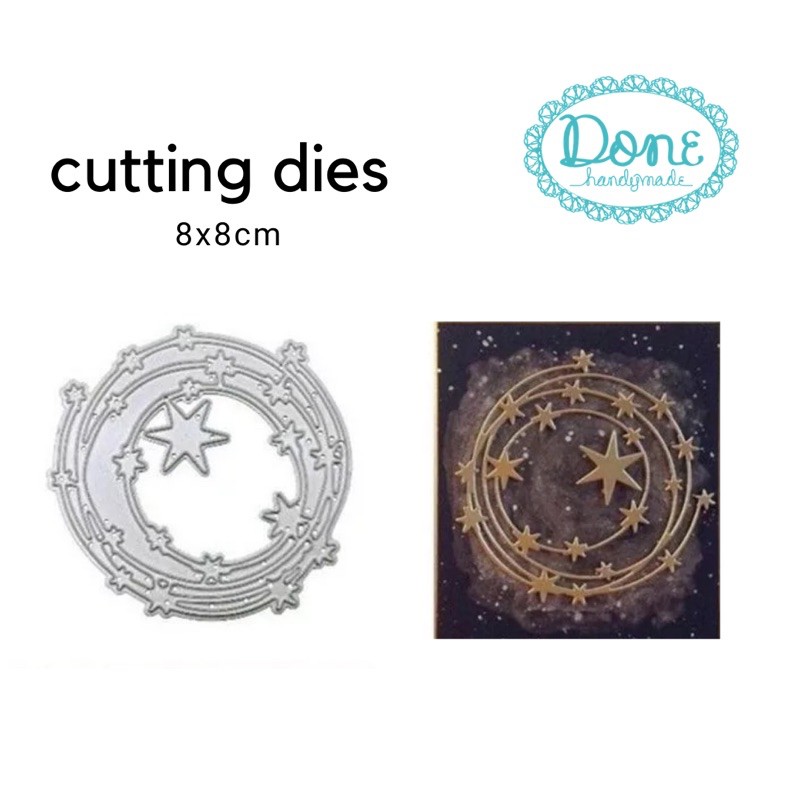 Dies cutting dies star round pattern scrapbooking - DHPATTERN