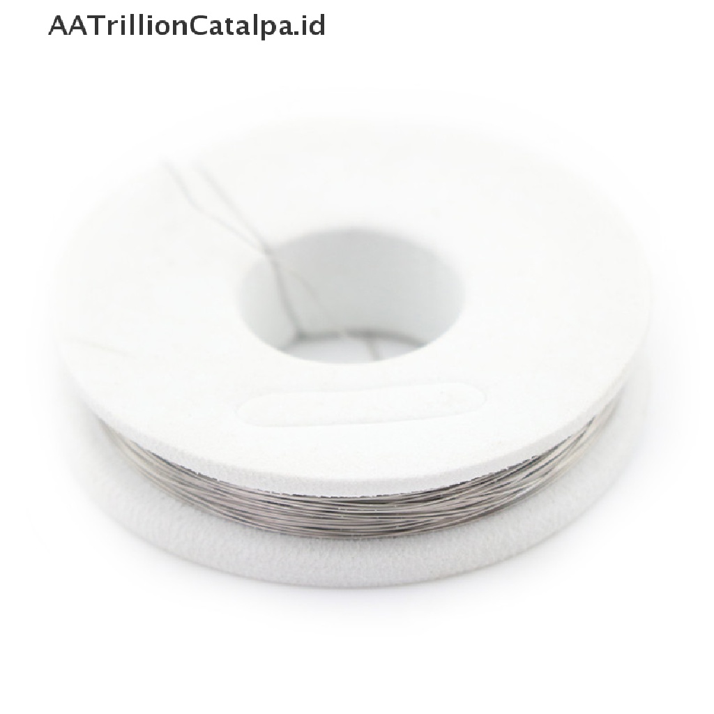 Aatrillioncatalpa Kabel Resistor Nichrome 0.2mm Panjang 10m