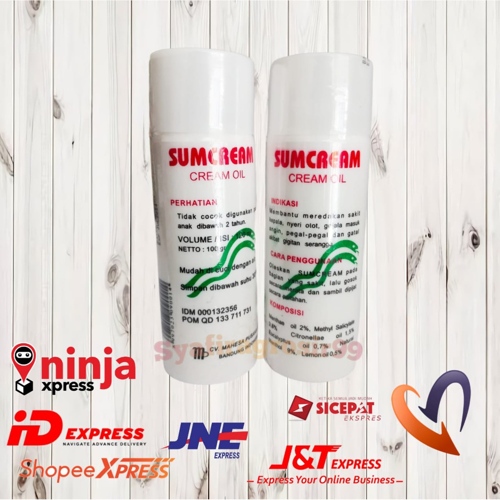 Sumcream sumbawa cream oil | cream pereda nyeri otot | obat oles ORIGINAL