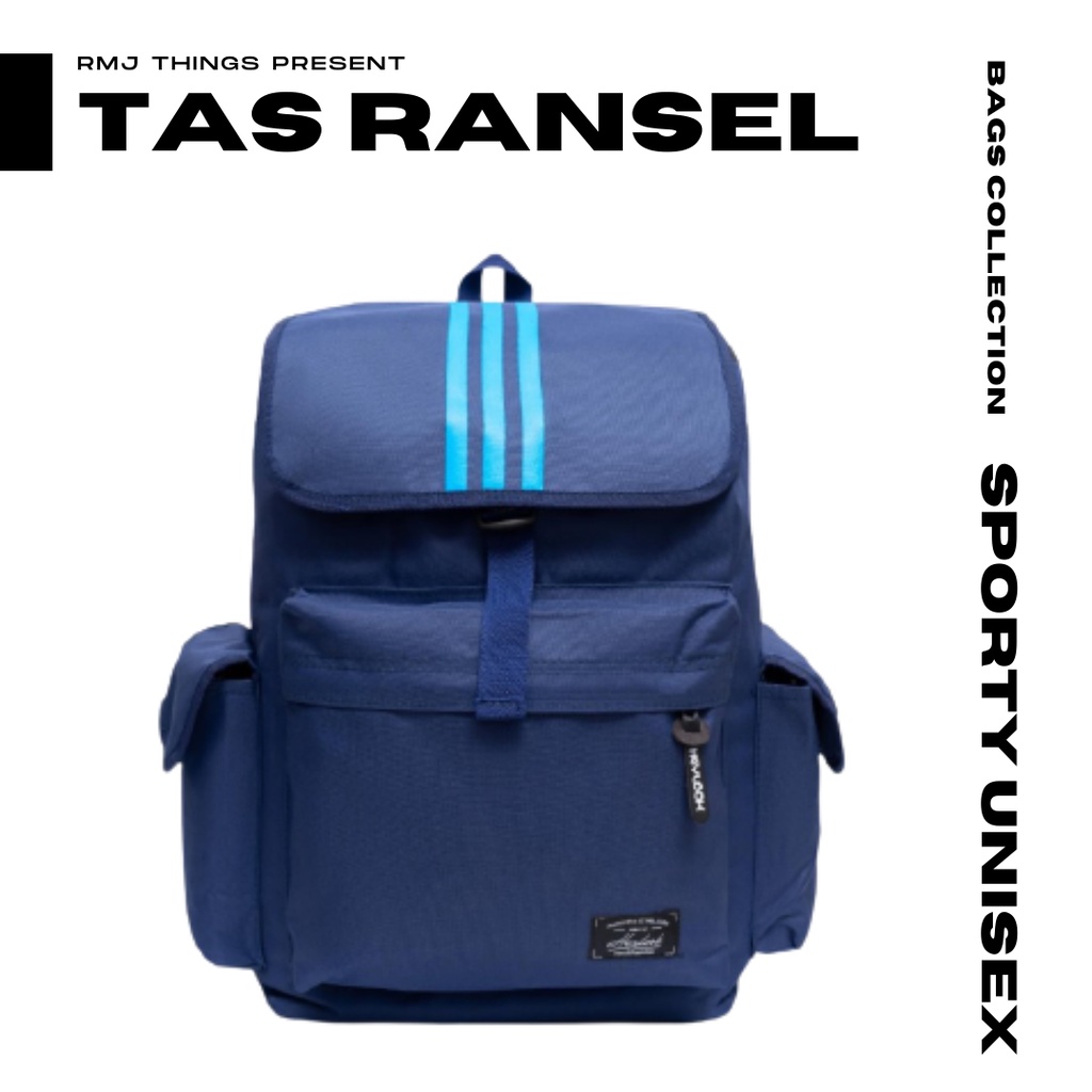 Tas Ransel Punggung Backpack Back Pack Sekolah Kuliah Kerja SMA Laptop Notebook Macbook Note Book Ma