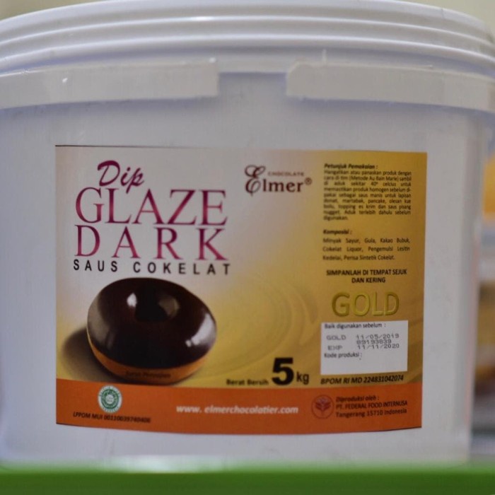 

Elmer Dip Glaze Dark Chocolate 1kg