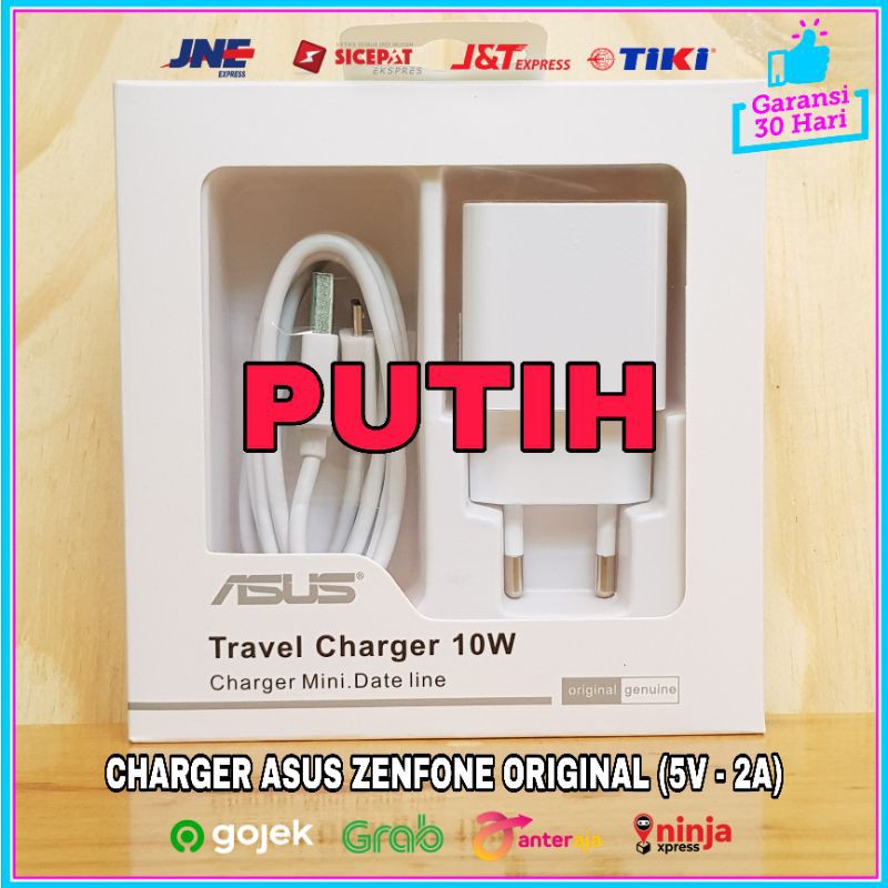 Charger Fast Charger Asus Zenfone ORIGINAL 100% Micro USB ORI 5V 2A Putih