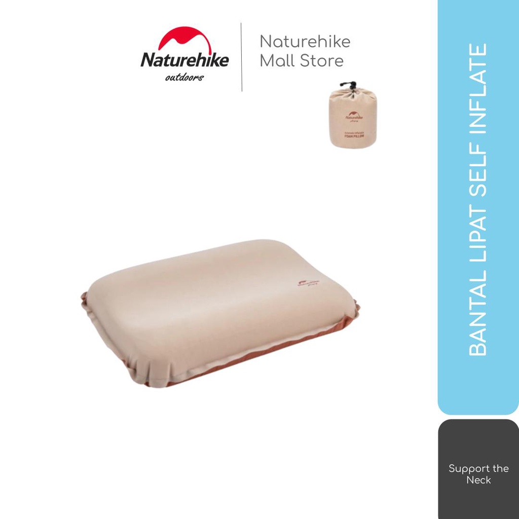 BANTAL LIPAT SELF INFLATE NATUREHIKE NH21ZT001 PORTABLE LIPAT CAMPING