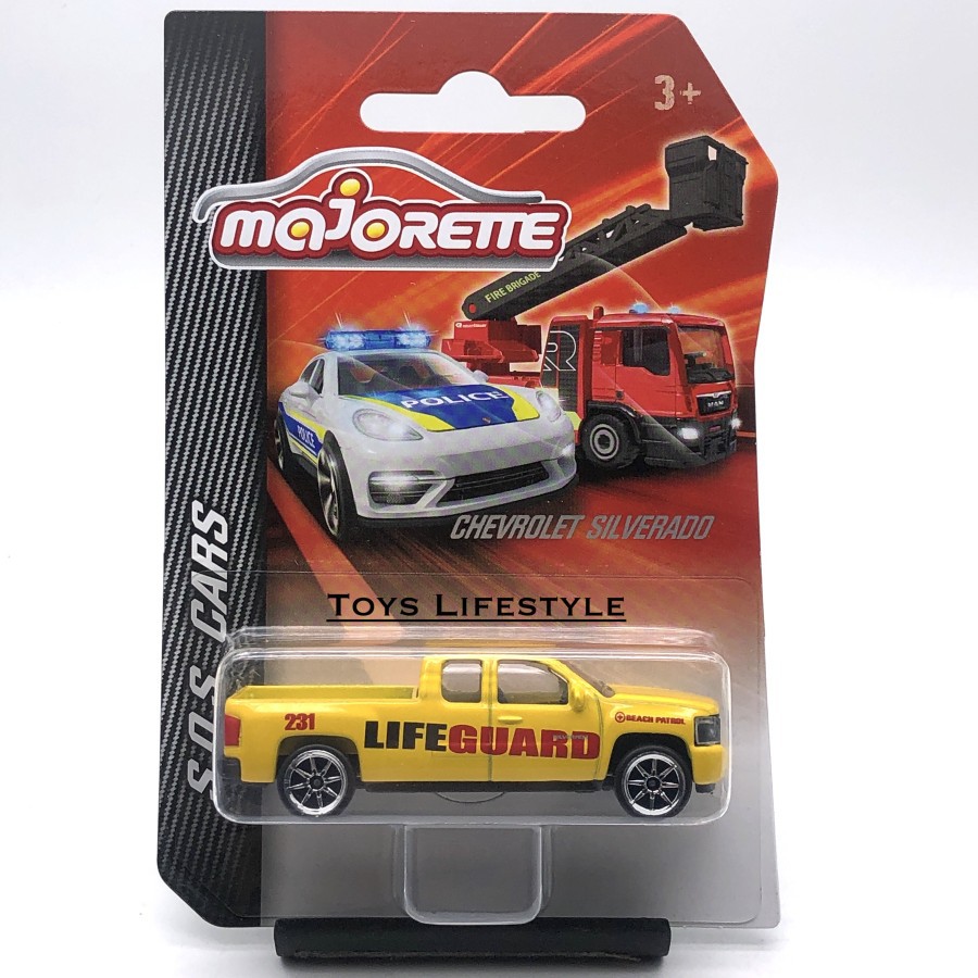 Mobil Majorette Diecast - Chevrolet Silverado Life Guard 1:64