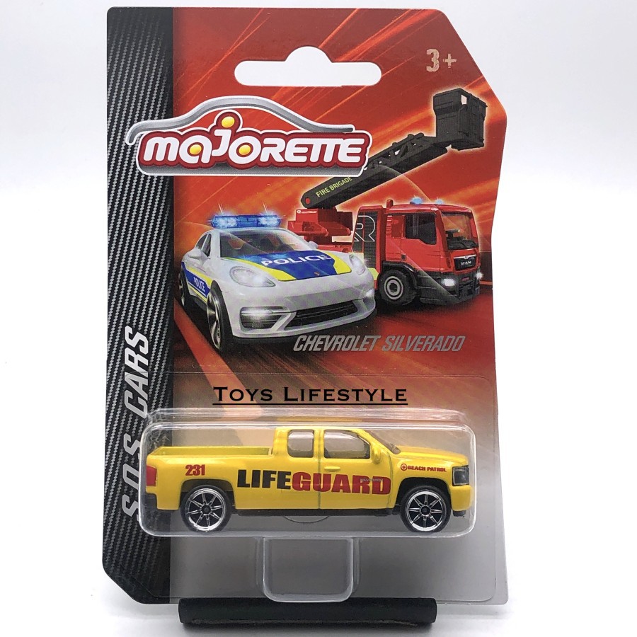 Mobil Majorette Diecast - Chevrolet Silverado Life Guard 1:64