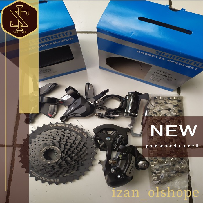 Groupset Grupset Shimano ALTUS M310 8 Speed RD FD Shifter