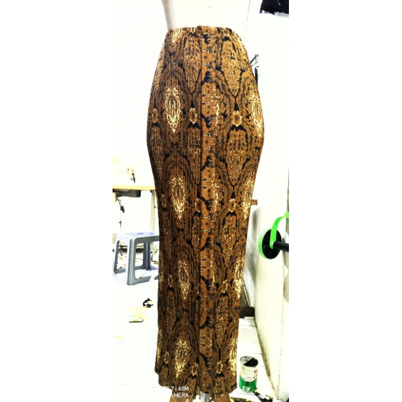 Plisket ROK BATIK PLISKET  PLUS WIRON wiru wiru kebaya  BAHAN HALUS rok pelisket batik pesta ijab-6