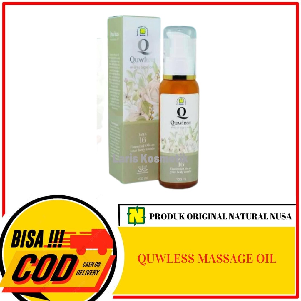QUWLESS MASSAGE OIL ORIGINAL NASA - QULMIGO