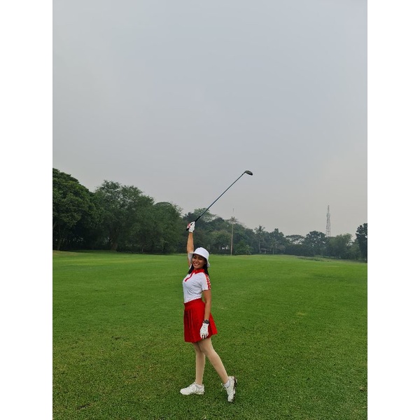 baju golf bahan stretch, kaos polo, baju golf pria dan wanita, baju polo, baju merah putih, baju ola