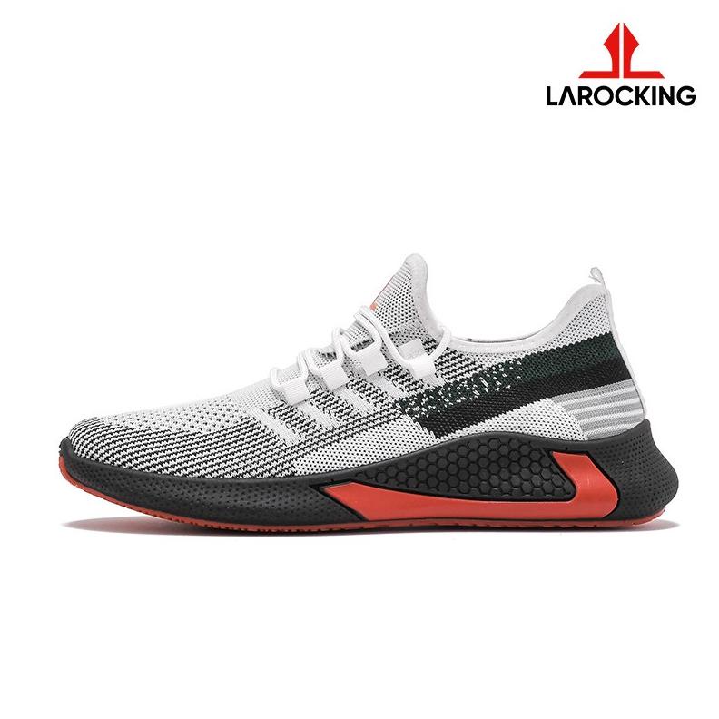 [HOLLXMALL] | LAROCKING - VORTEX PUTIH | SEPATU SNEAKERS RUNNING GYM SHOES SPORTS