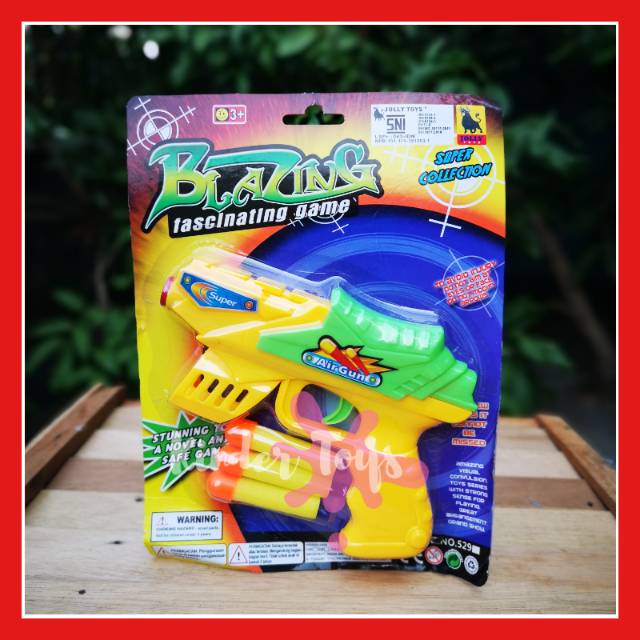 Mainan pistolan anak blazing airgun