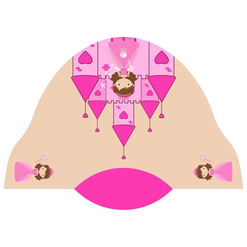 hijab instant motif baby princess