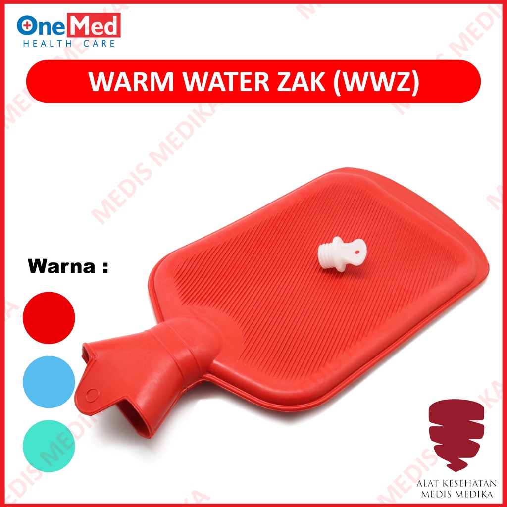 Hot Water Bottle Bantalan Thermos Panas Warm Water Zak Kompres WWZ Demam
