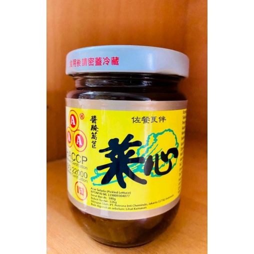 

Caisim Botol AAA 180gr/ Acar Selada / Pickled Lettuce 180gram