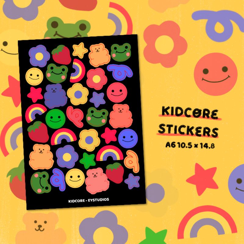 eystudios - Kidcore Deco Sticker For Journaling / Polcos