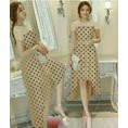 DRESS RIANTY POLKA/GAMIS SYARI/BAJU MURAH/MURAH WANITA/gamis ibu/baju cewek/gamis pesta/gamis polos
