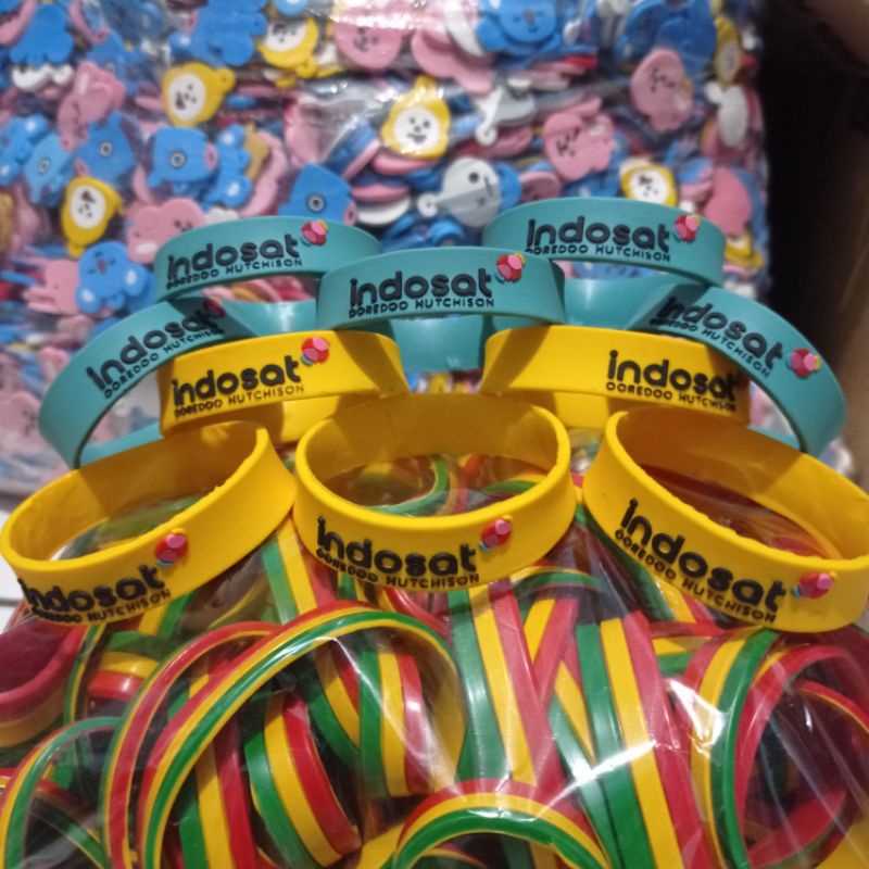 coustem gelang ganci karet rubber premium 100pc#cartinhy