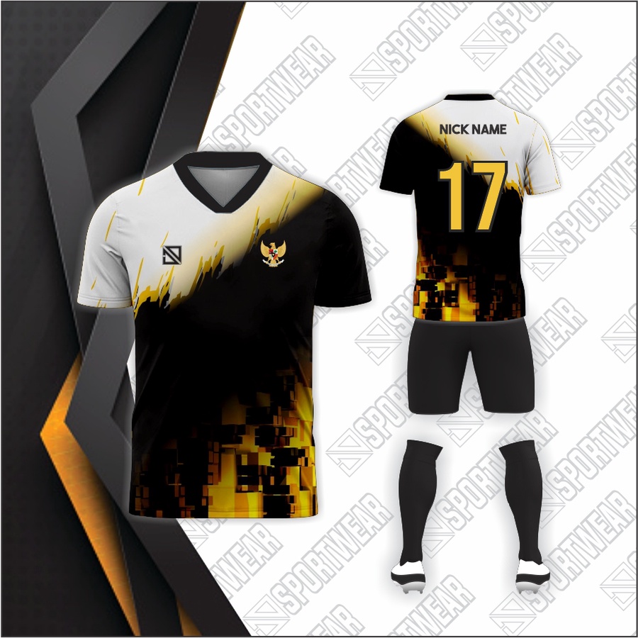 jersey sepak bola / jersey futsal / jersey bola / jersey hitam putih / jersey bola kuning / jersey f