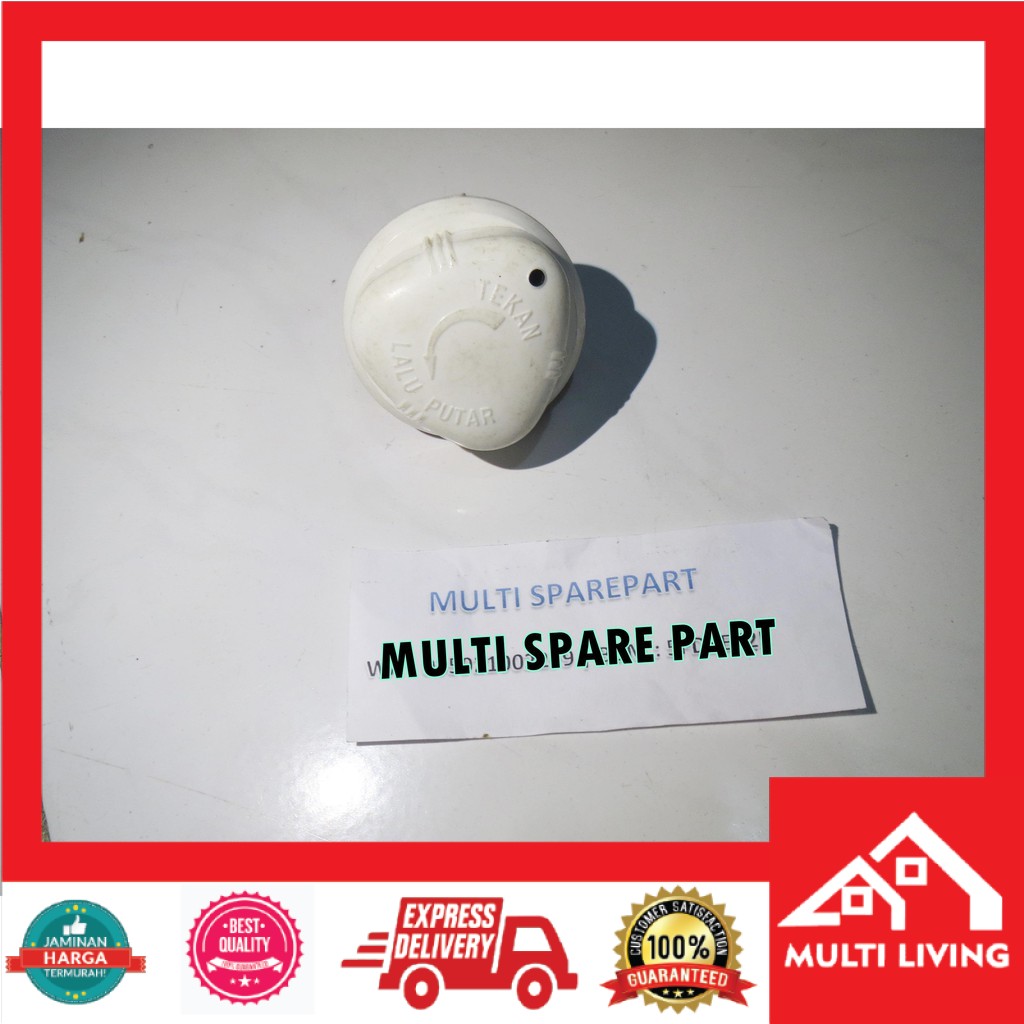 cetrekan / handle / knop kompor quantum batre baterai LUBANG PENDEK