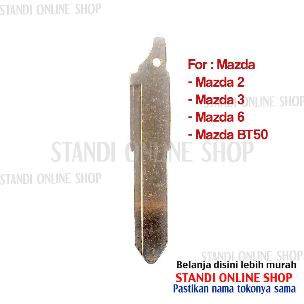 Batang Kunci Lipat Flip Key Anak Kunci Key Blade Mazda Original