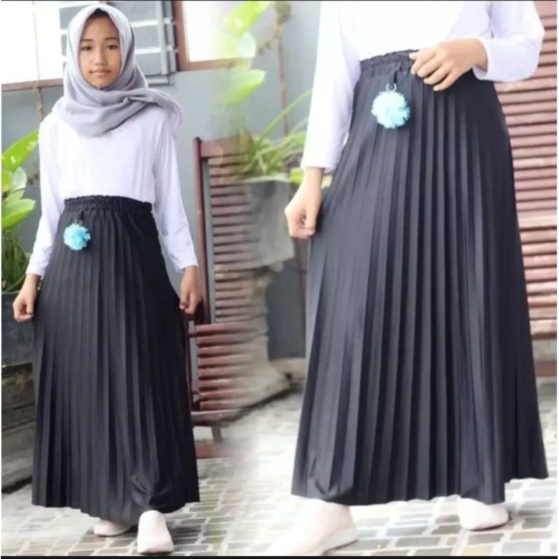 Rok Plisket Anak umur 5 - 10 Tahun