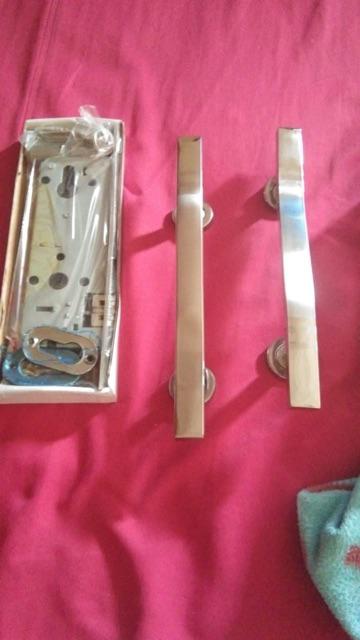 Paket Handle Pintu Stainless 25cm 1set + Body Pelor Promo Termurah