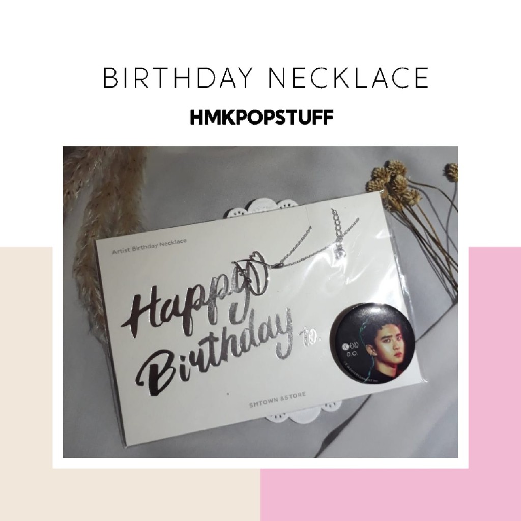 [READY STOCK] EXO D.O. KYUNGSOO NECKLACE