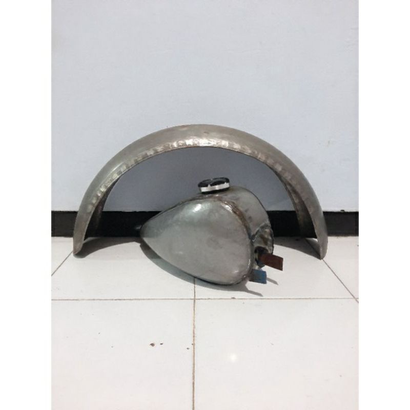 Tangki copper mini plus Slebor spakbor copper bobber scrambler Sporter brastyle