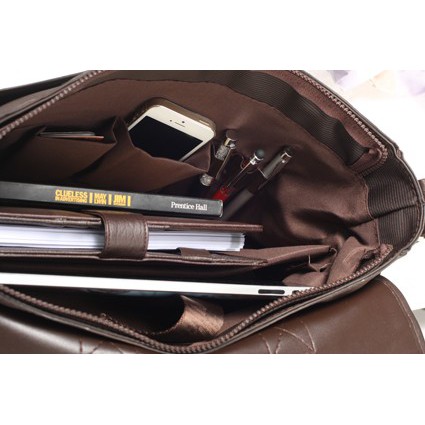 

Promo Spesial - Tas Kulit Imitasi Import Coklat Sling Bag Tas Messenger Bag Tas Sampin