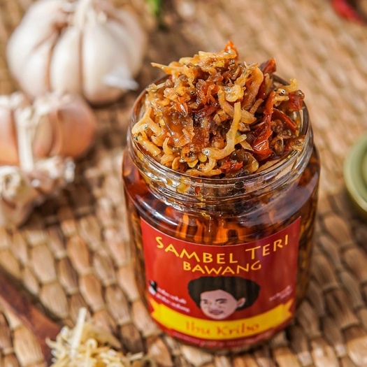 

SAMBEL TERI BAWANG Sambal Ibu Kribo Khas Bogor (Pedas Sedang)