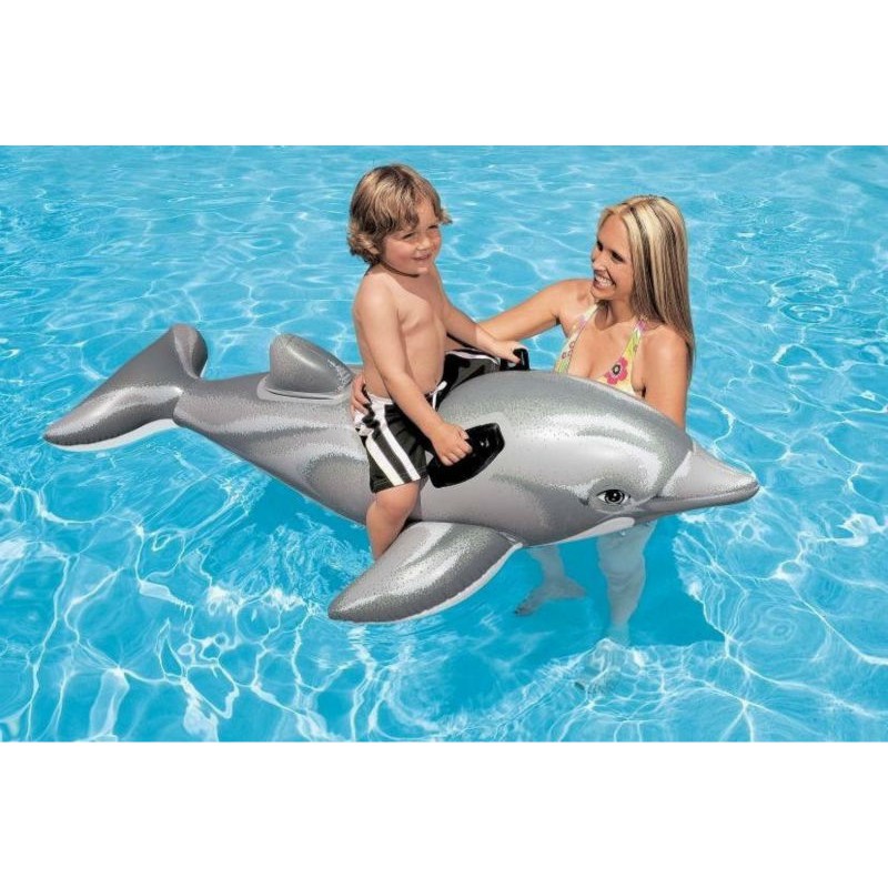 Pelampung INTEX 58539 dolphin JUMBO child swimming toys
