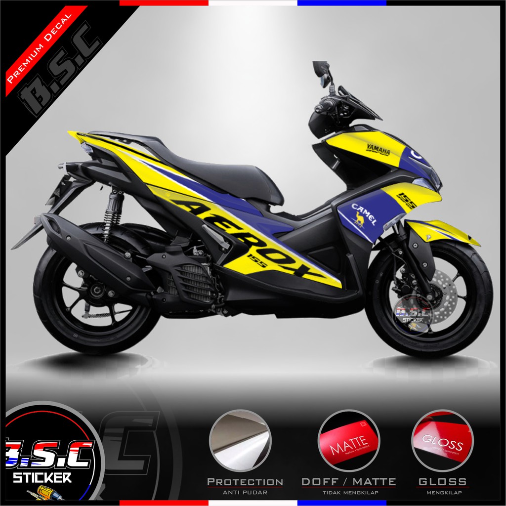 Sticker Decal Aerox 155 Motif Camel