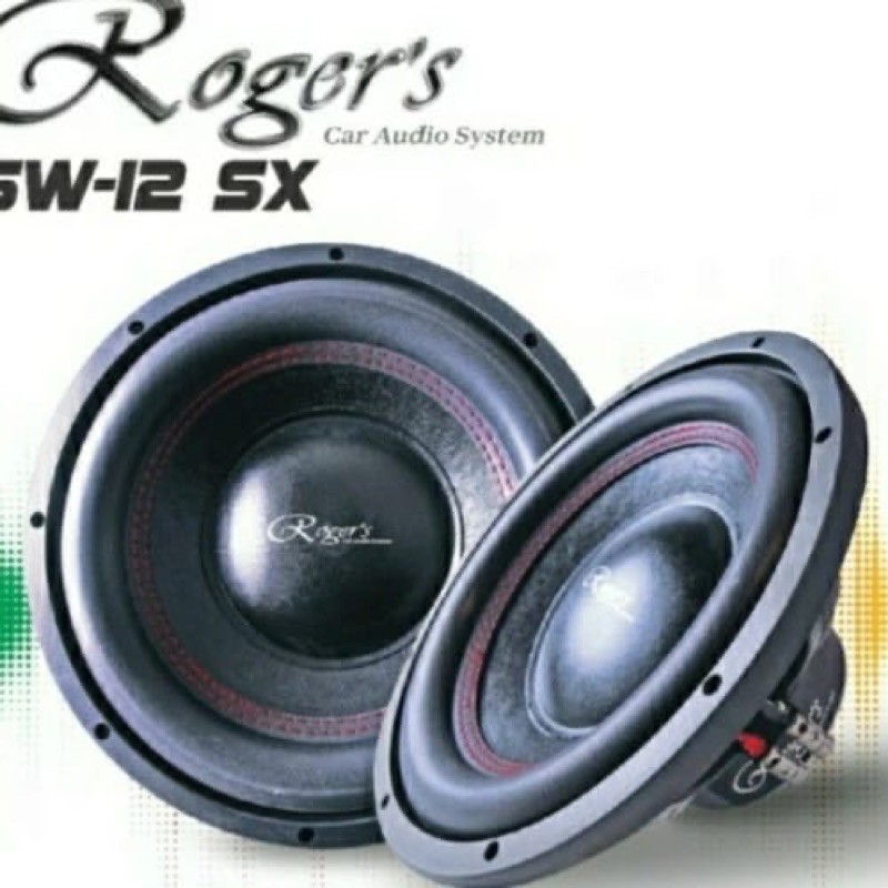 Subwoofer 12 inch Rogers SW-12 SX Double Magnet