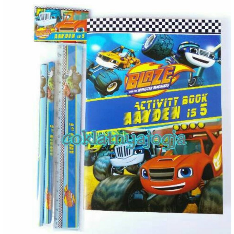 

(PO 13hr kerja, MIN 12) Set Buku Aktivitas, Pensil Warna Box Standar dan Alat Tulis isi 3