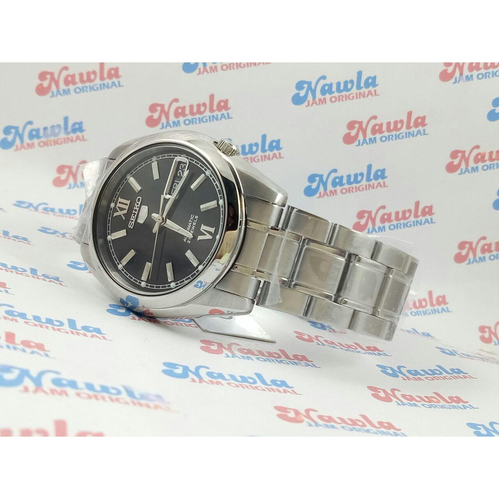 Seiko 5 SNKL55K1 Automatic Black Dial - Jam Tangan Pria SNKL55