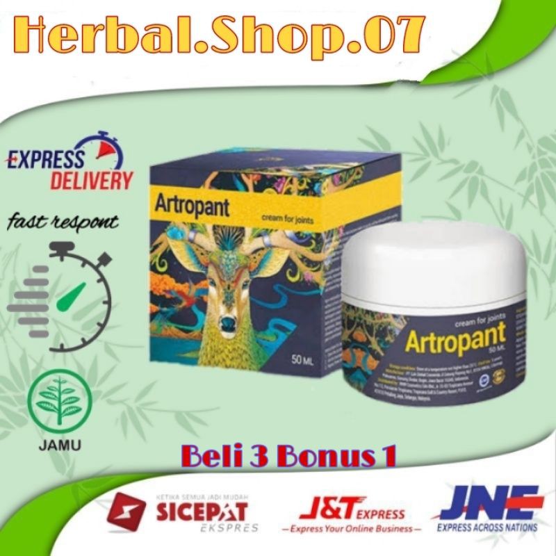 (COD) ARTROPANT CREAM ORIGINAL ASLI OBAT TULANG SENDI KAKU atropan detox