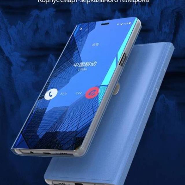 CASE REDMI 6A / REDMI 6X / MIA2 CLEARVIEW MIRROR MAGNETIC AUTOLOCK ORIGINAL STANDING COVER