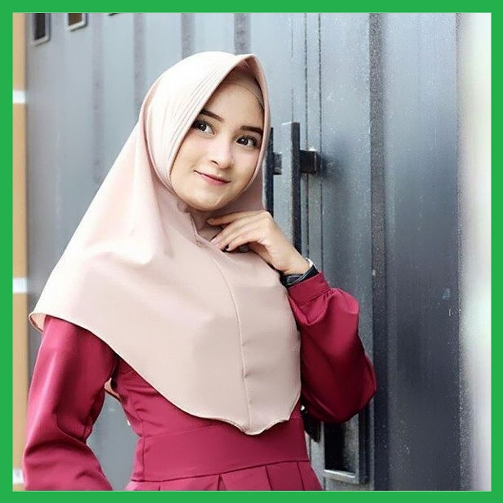 ✅  Simple Pet Khimar Mini Antem By Cileunyi Collection Wolfish Premiun Kerudung Geblus Simpel Murah