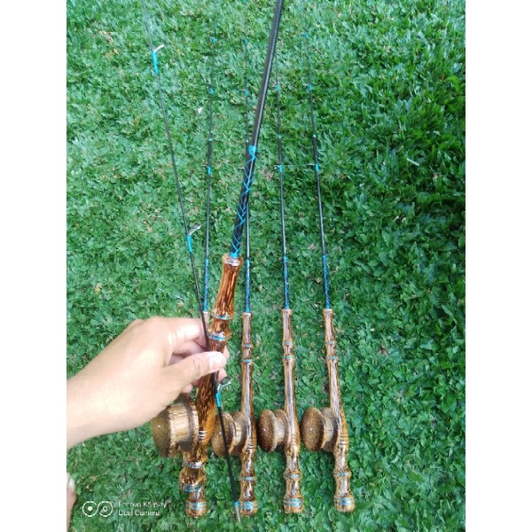 pancing udang yoyo gagang kayu nibung / liwung