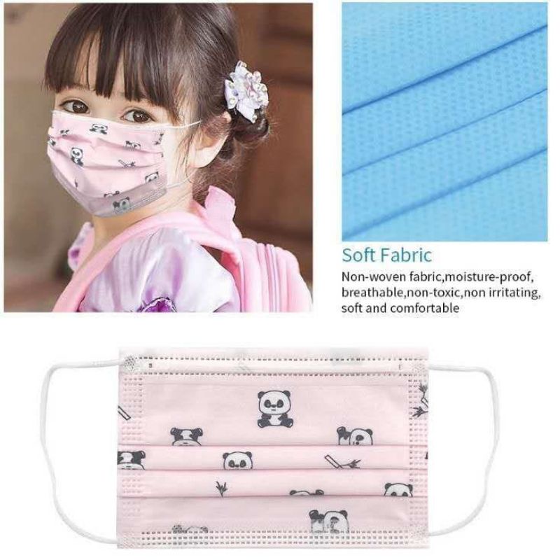 Masker medis Anak motif Lucu BTS 3ply