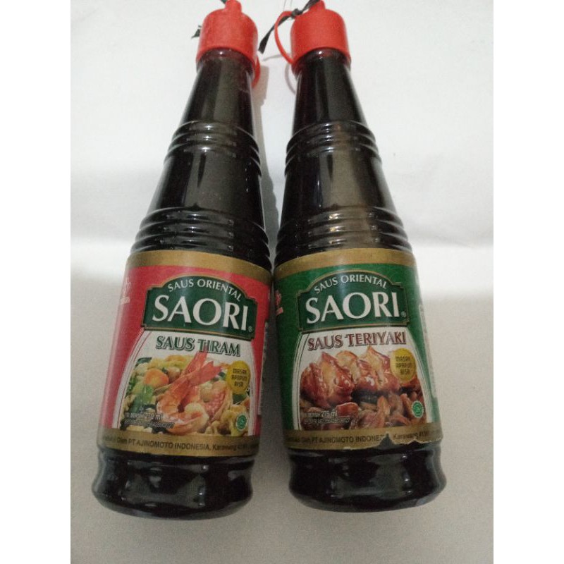 

Saus Oriental Saori Teriyaki & Tiram Kemasan Botol (270ml & 275ml)