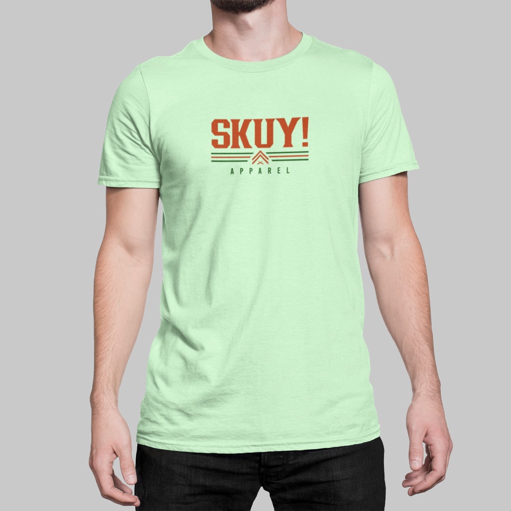 Skuy Kaos Ramdahan Dewasa Unisex Lengan Pendek Baby Green Katun Combed 24s SKY43