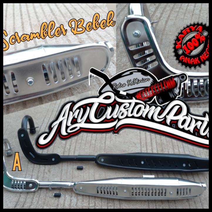 Knalpot Custom Scrambler Honda Win C70 C50 Grand C Series Dll